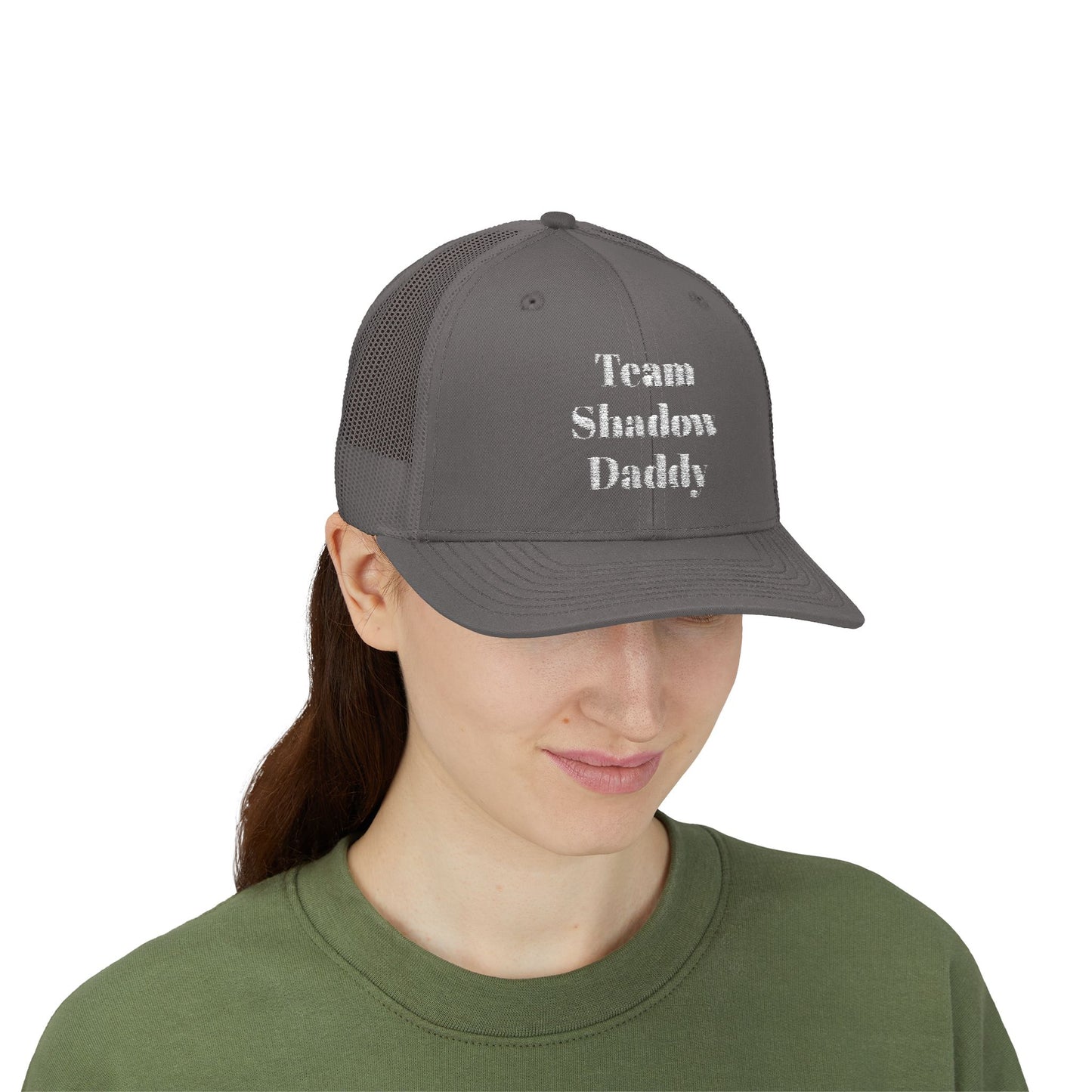 Team Shadow Daddy Sparkly Trucker Hat