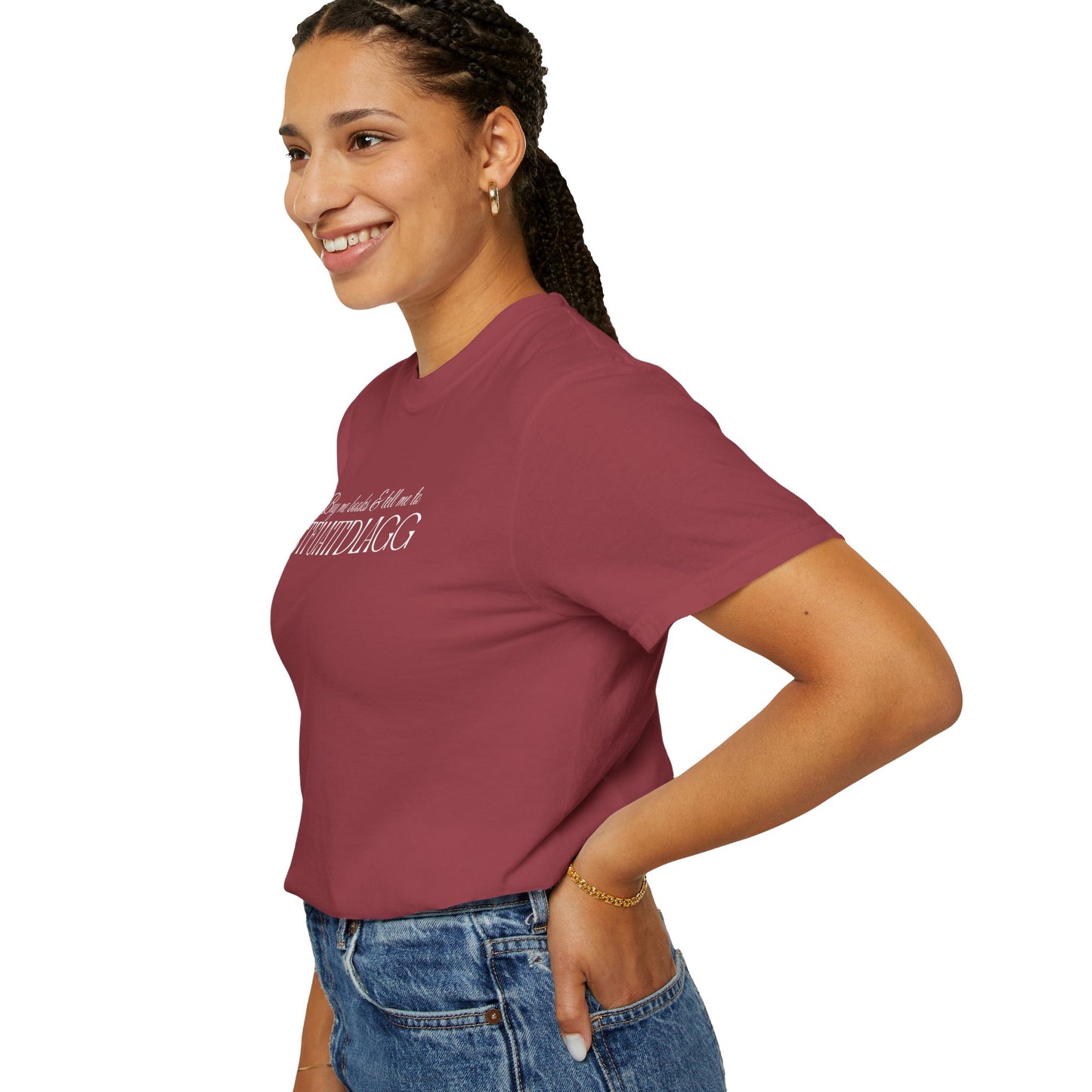 STFUATTDLAGG Playful Unisex Garment-Dyed T-Shirt | Casual Style for Everyday Wear | Gift for Friends, Birthdays, Holidays, Family Gatherings
