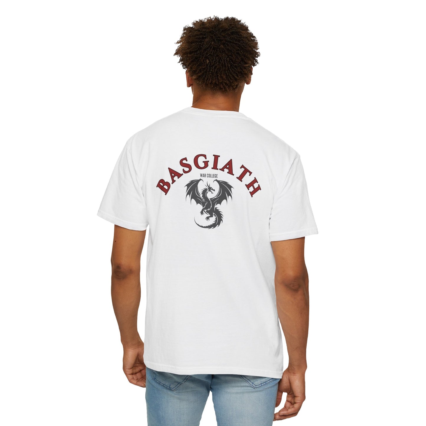 Bookish Dragon Rider T-shirt - Unisex Garment-Dyed