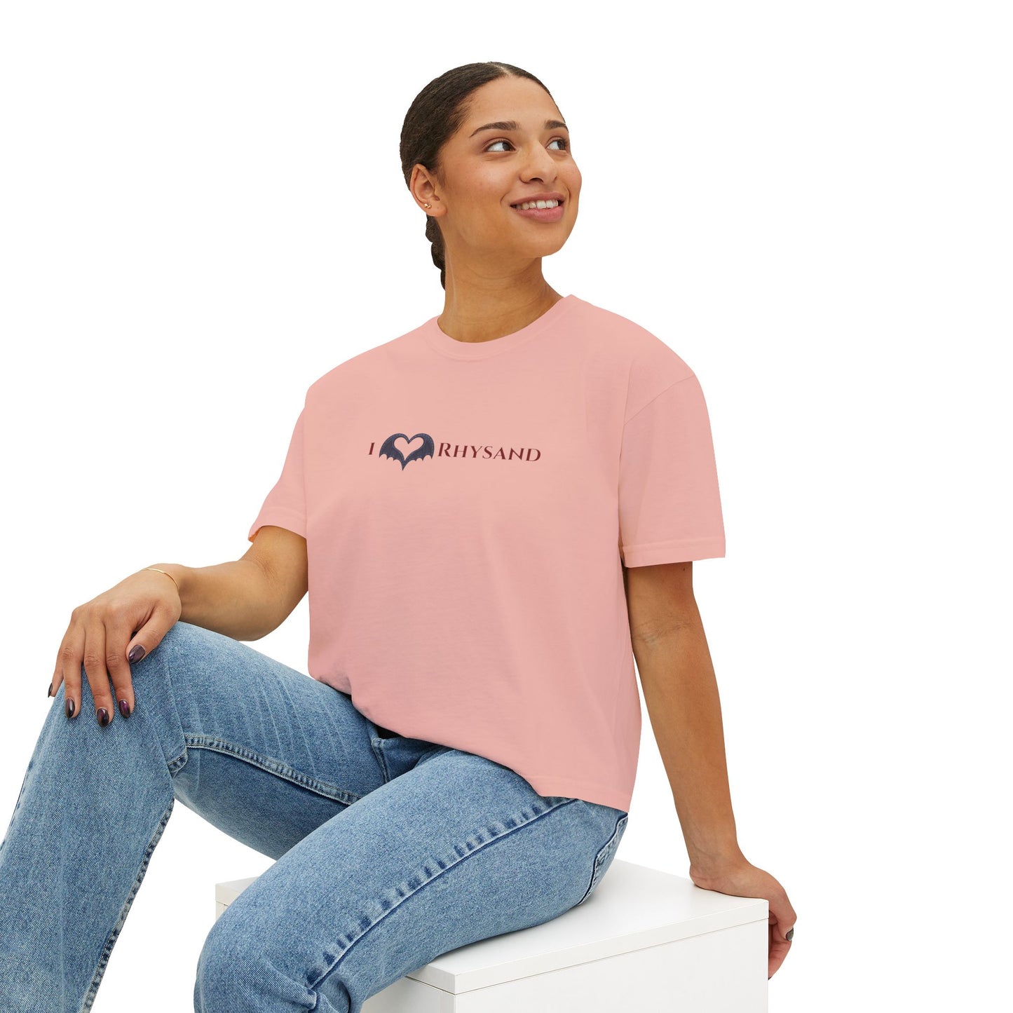 BookTok Rhysand Boxy Tee | Women's Boxy Tee | Casual Graphic T-Shirt, Everyday Wear, Gift for Her, Minimalist Style, Comfy Tee