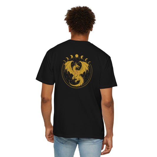 Dragon Book Lovers T-shirt - Unisex Garment-Dyed