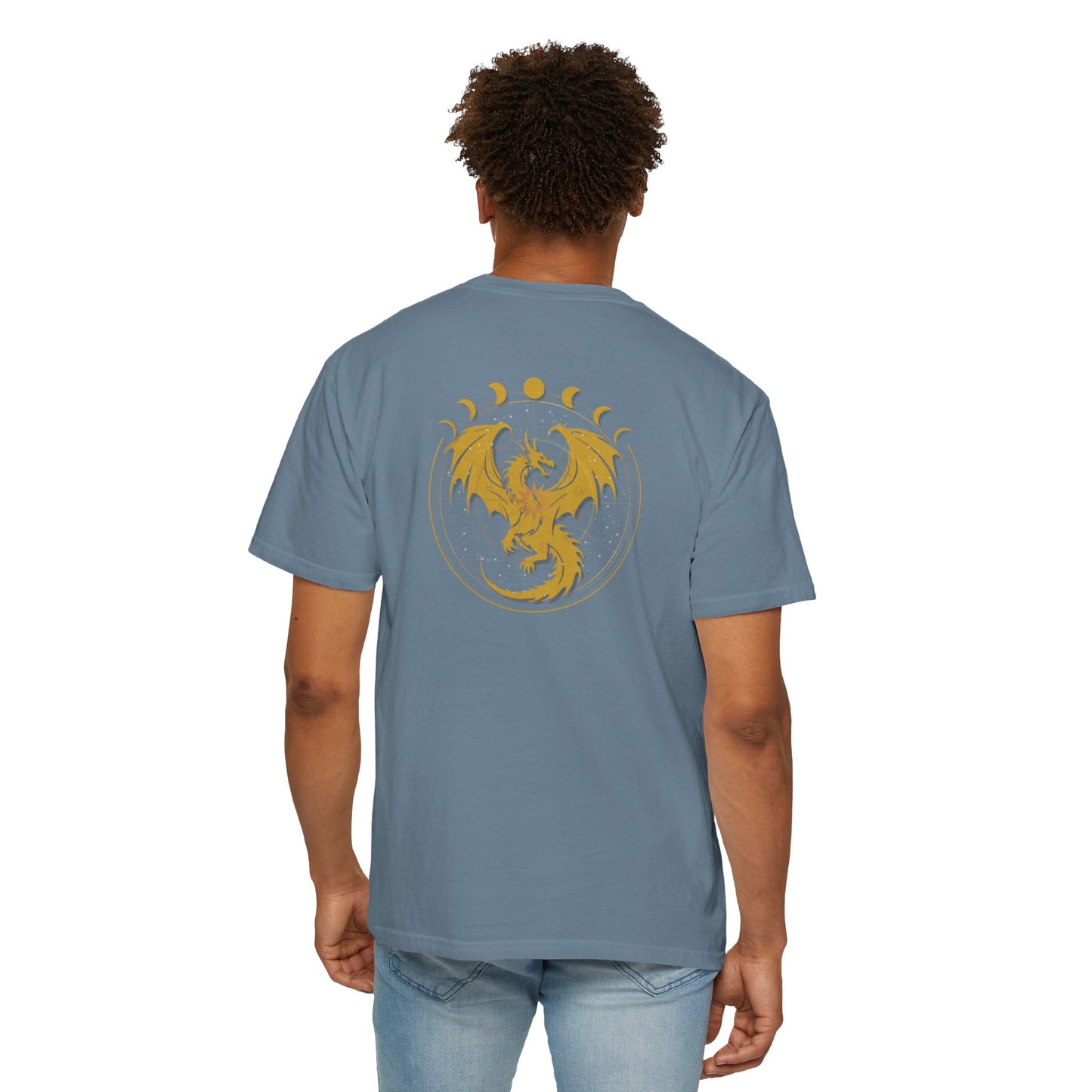 Dragon Book Lovers T-shirt - Unisex Garment-Dyed