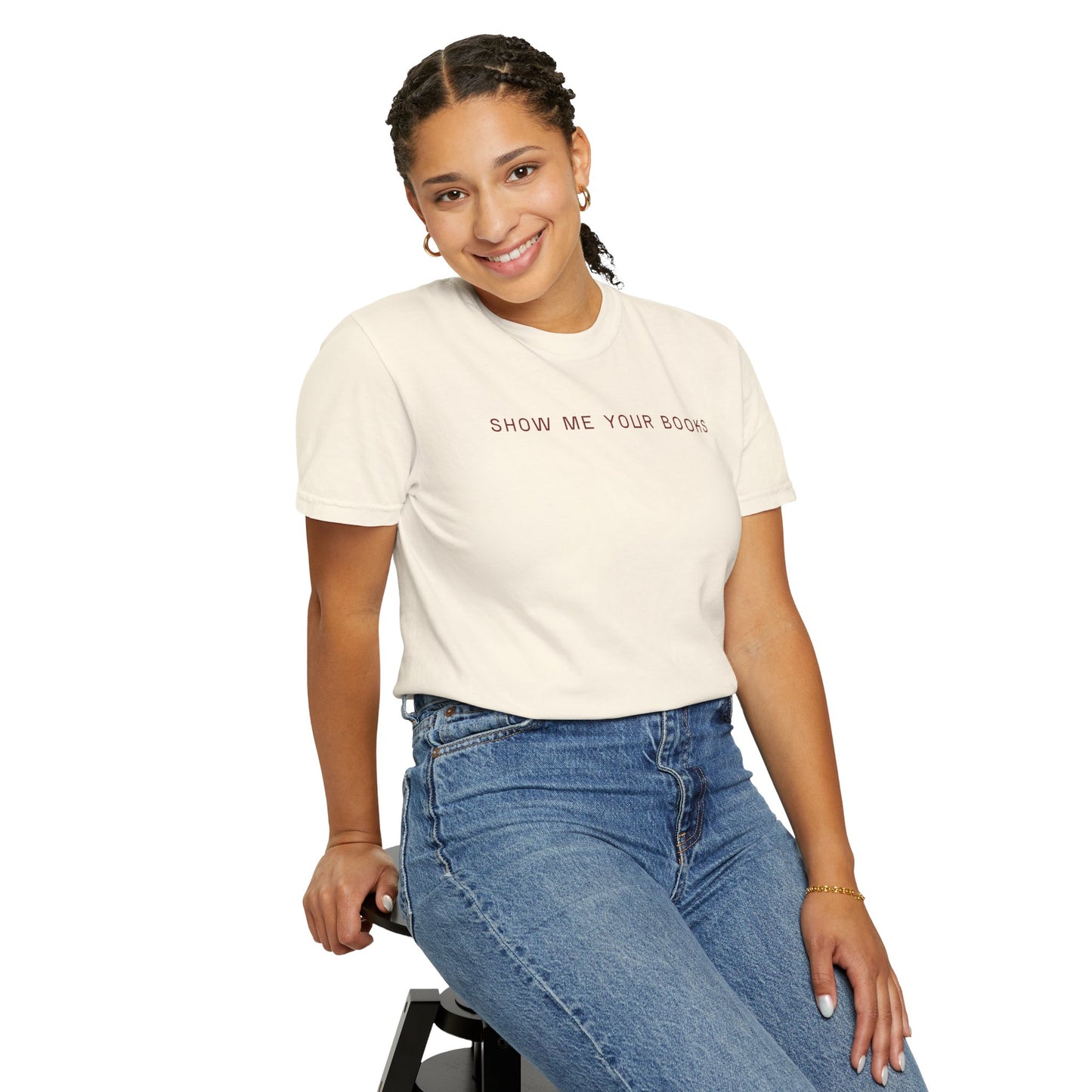 Show Me Your Books T-Shirt, Book Lover's Tee, Gift for Readers, Reading Enthusiast Shirt, Funny Book T-shirt, Unisex Literary Apparel