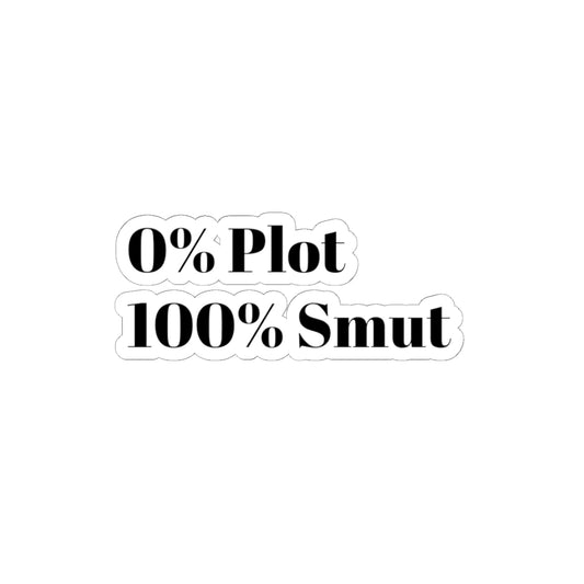 0% Plot 100% Smut | Kiss Cut Spicy Stickers