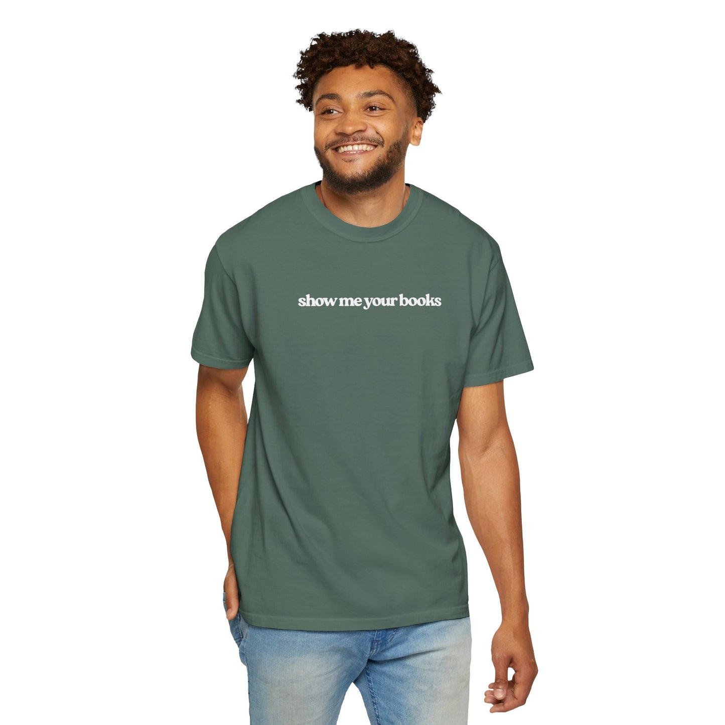 Show Me Your Books T-Shirt, Unisex Reading Tee, Book Lover Gift, Literary Apparel, Casual Shirt for Bookworms