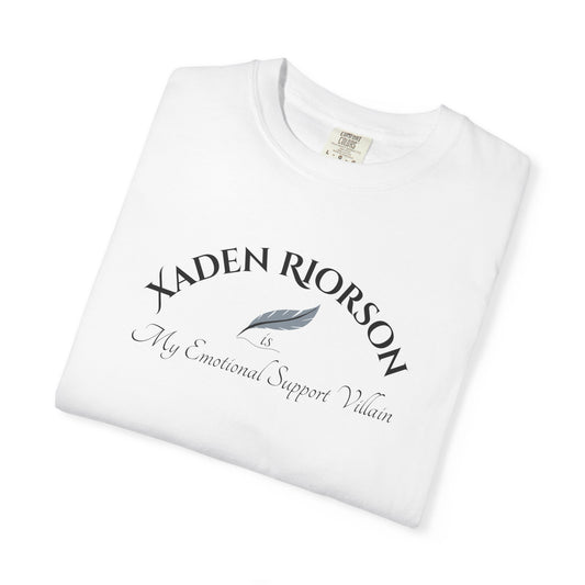 Emotional Support Villain T-Shirt - Fourth Wing Xaden Riorson Design