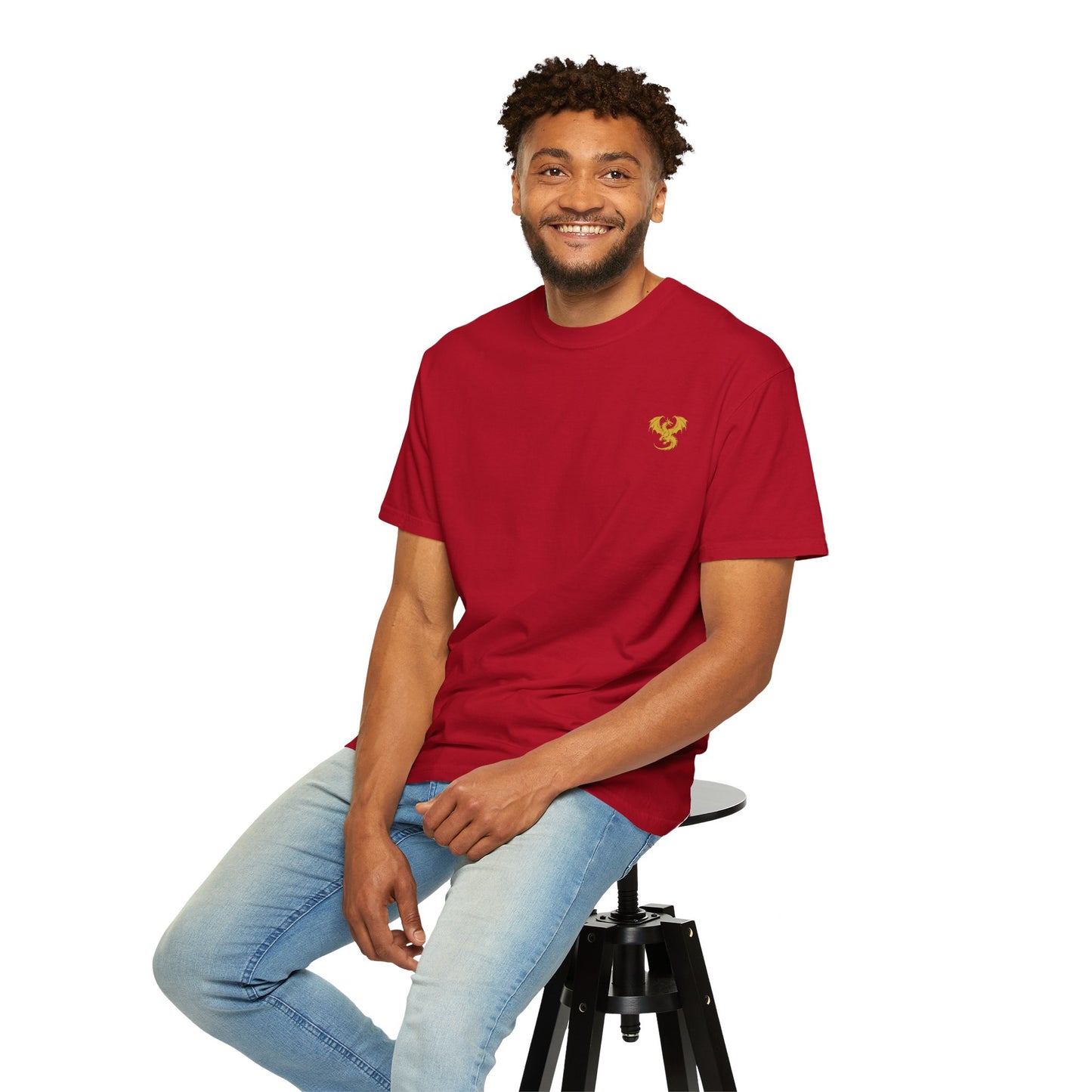 Dragon Book Lovers T-shirt - Unisex Garment-Dyed