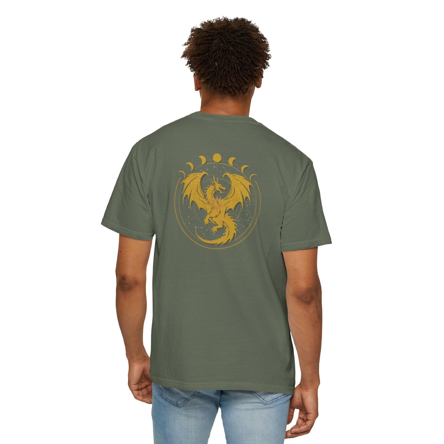 Dragon Book Lovers T-shirt - Unisex Garment-Dyed