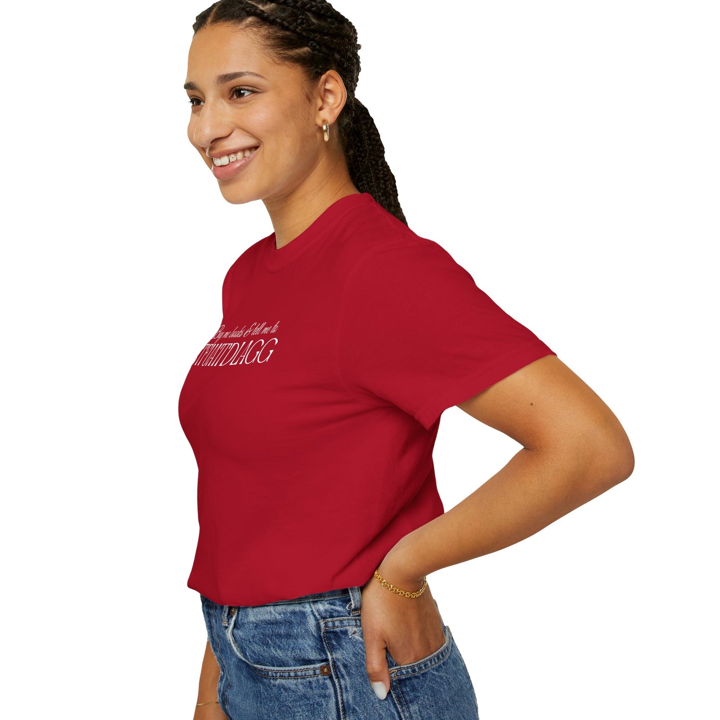 STFUATTDLAGG Playful Unisex Garment-Dyed T-Shirt | Casual Style for Everyday Wear | Gift for Friends, Birthdays, Holidays, Family Gatherings