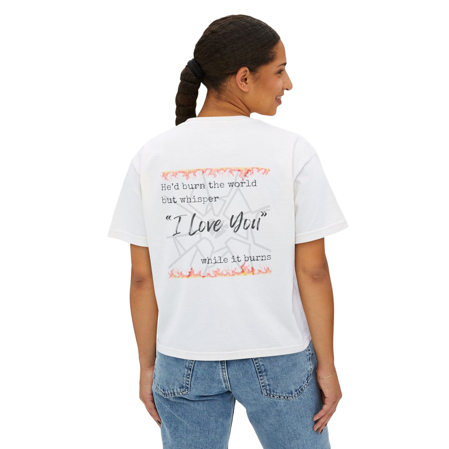 Boxy Tee - Aaron Warner Morally Gray Character Booktok Shirt