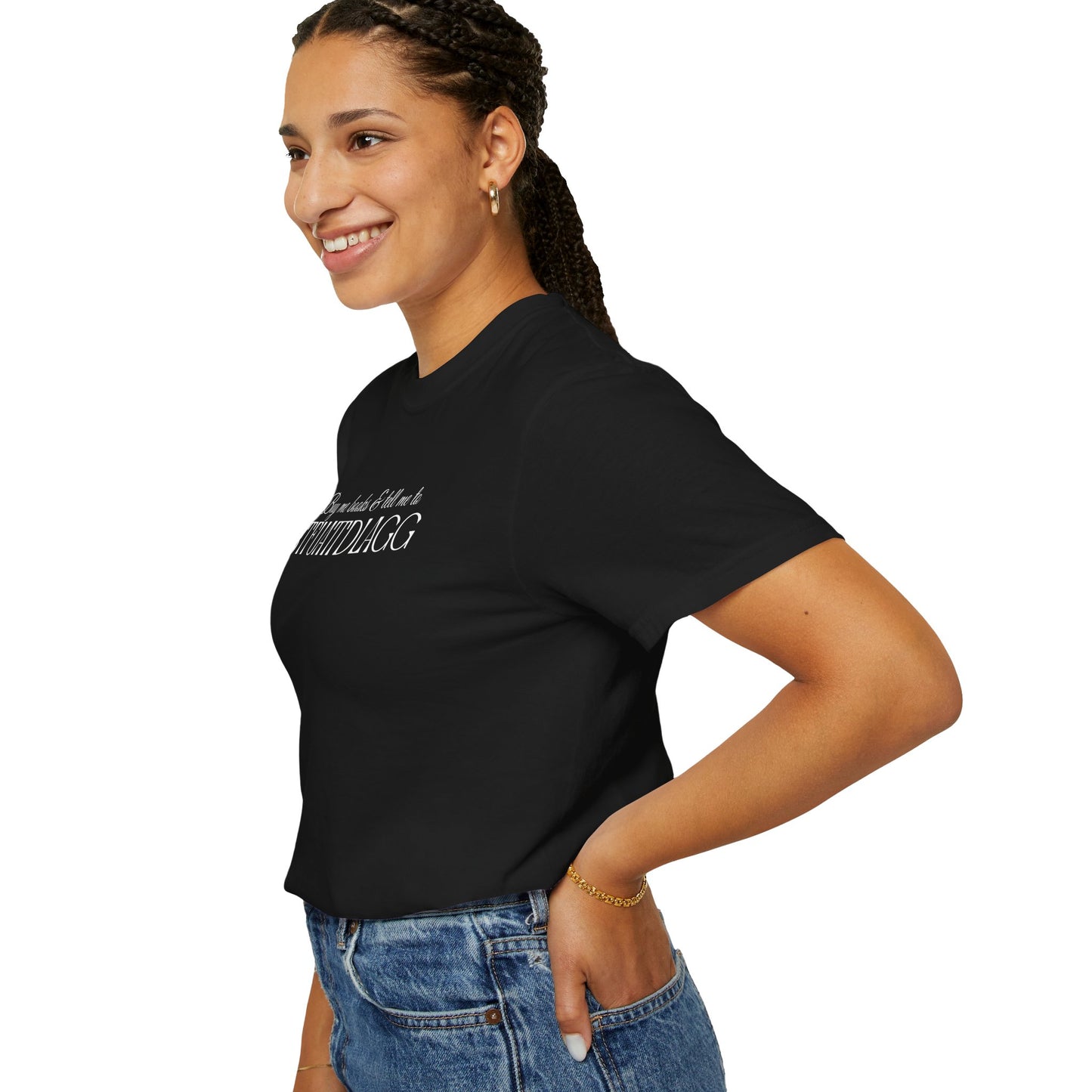 STFUATTDLAGG Playful Unisex Garment-Dyed T-Shirt | Casual Style for Everyday Wear | Gift for Friends, Birthdays, Holidays, Family Gatherings