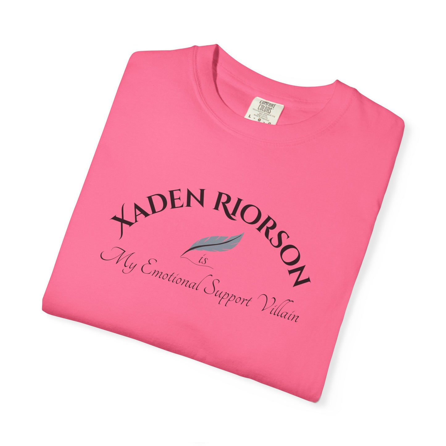 Emotional Support Villain T-Shirt - Fourth Wing Xaden Riorson Design