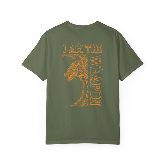 I Am the Weapon Tee | Xaden Riorson Fourth Wing Shirt for BookTok Fans Back Print