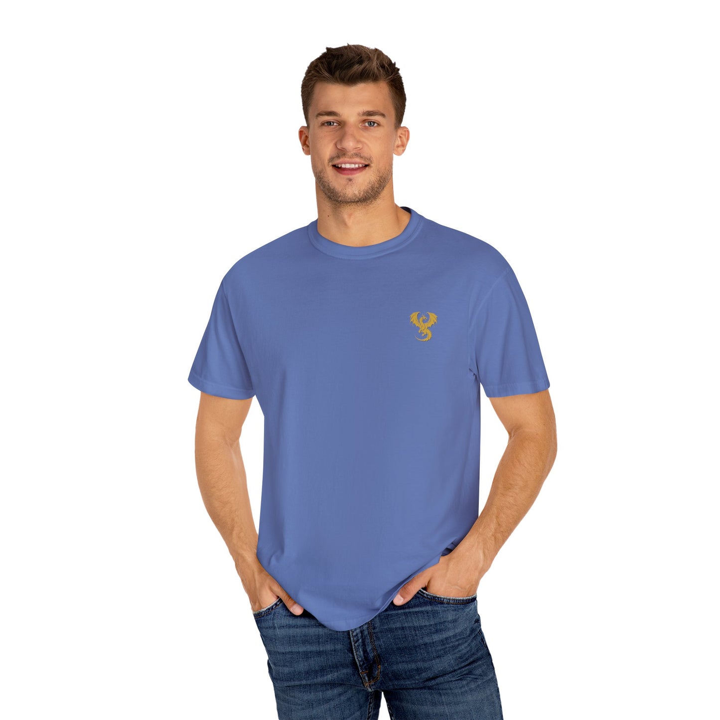 Dragon Book Lovers T-shirt - Unisex Garment-Dyed