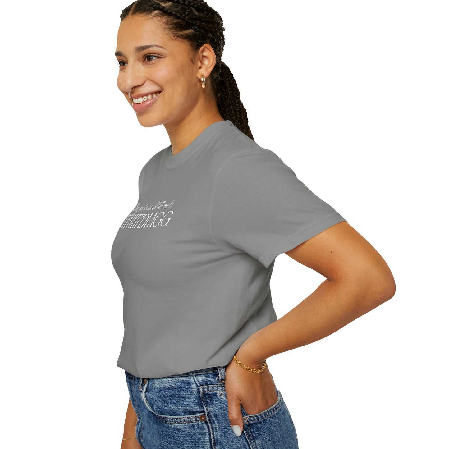 STFUATTDLAGG Playful Unisex Garment-Dyed T-Shirt | Casual Style for Everyday Wear | Gift for Friends, Birthdays, Holidays, Family Gatherings