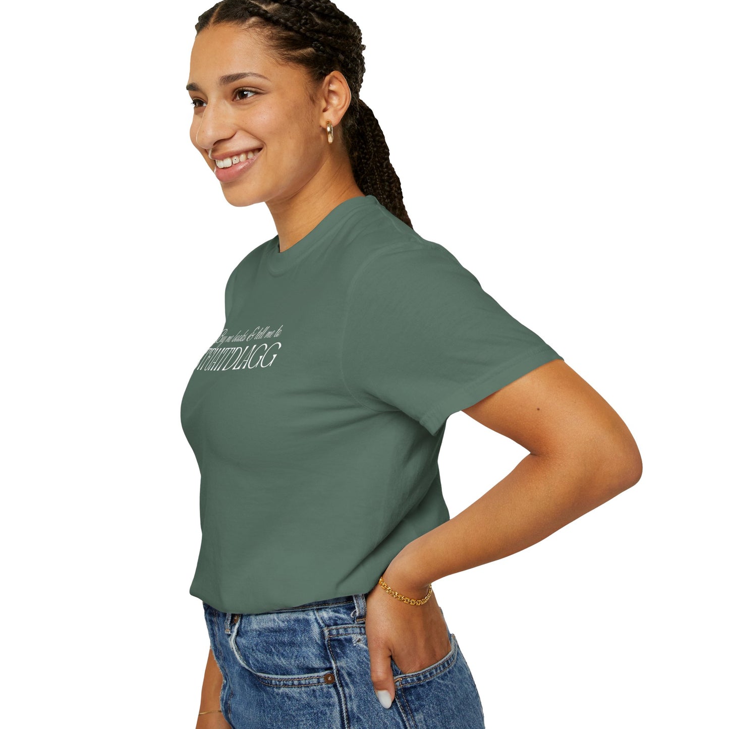 STFUATTDLAGG Playful Unisex Garment-Dyed T-Shirt | Casual Style for Everyday Wear | Gift for Friends, Birthdays, Holidays, Family Gatherings