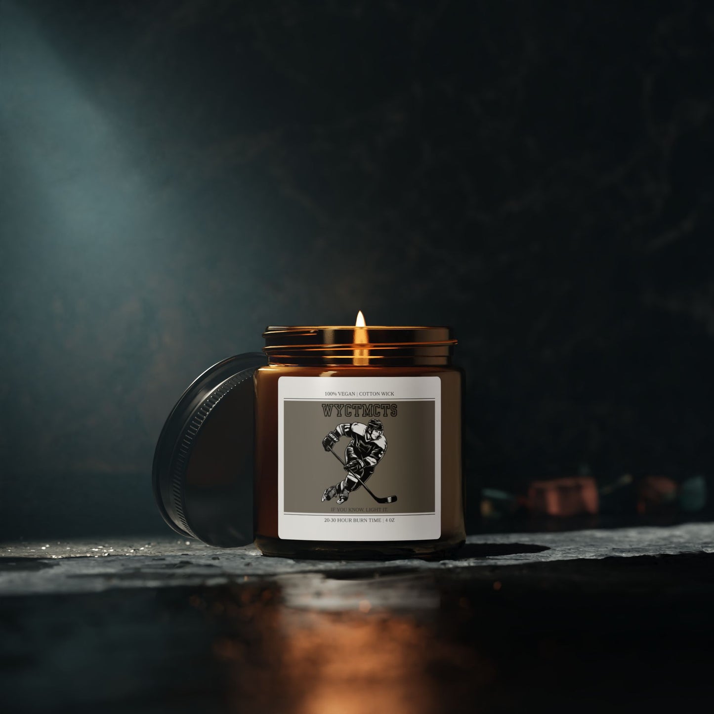 WYCTMCTS Hockey Candle | Cozy Soy Candle (IYKYK Edition)