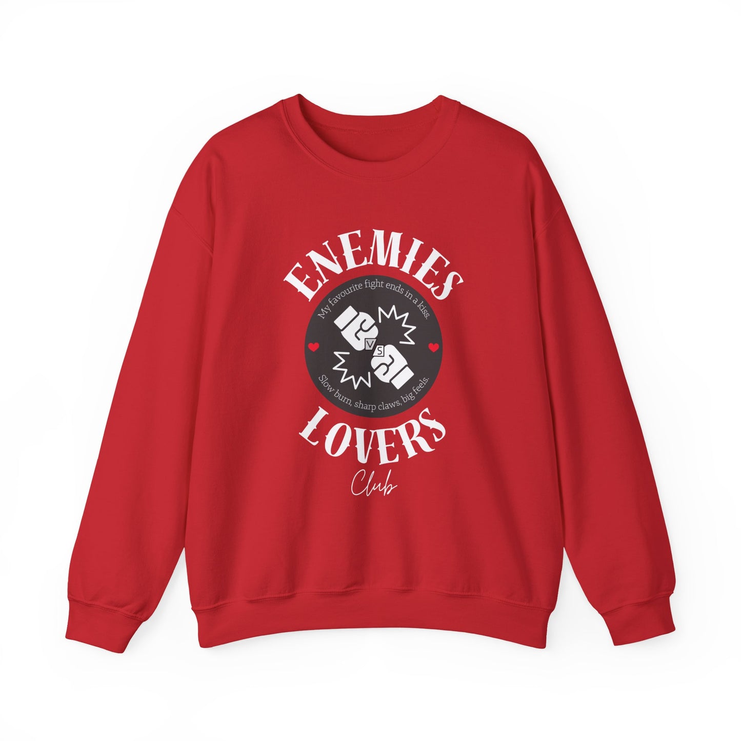Enemies vs Lovers Club Sweatshirt | Enemies to Lovers Romance Pullover for BookTok Fans