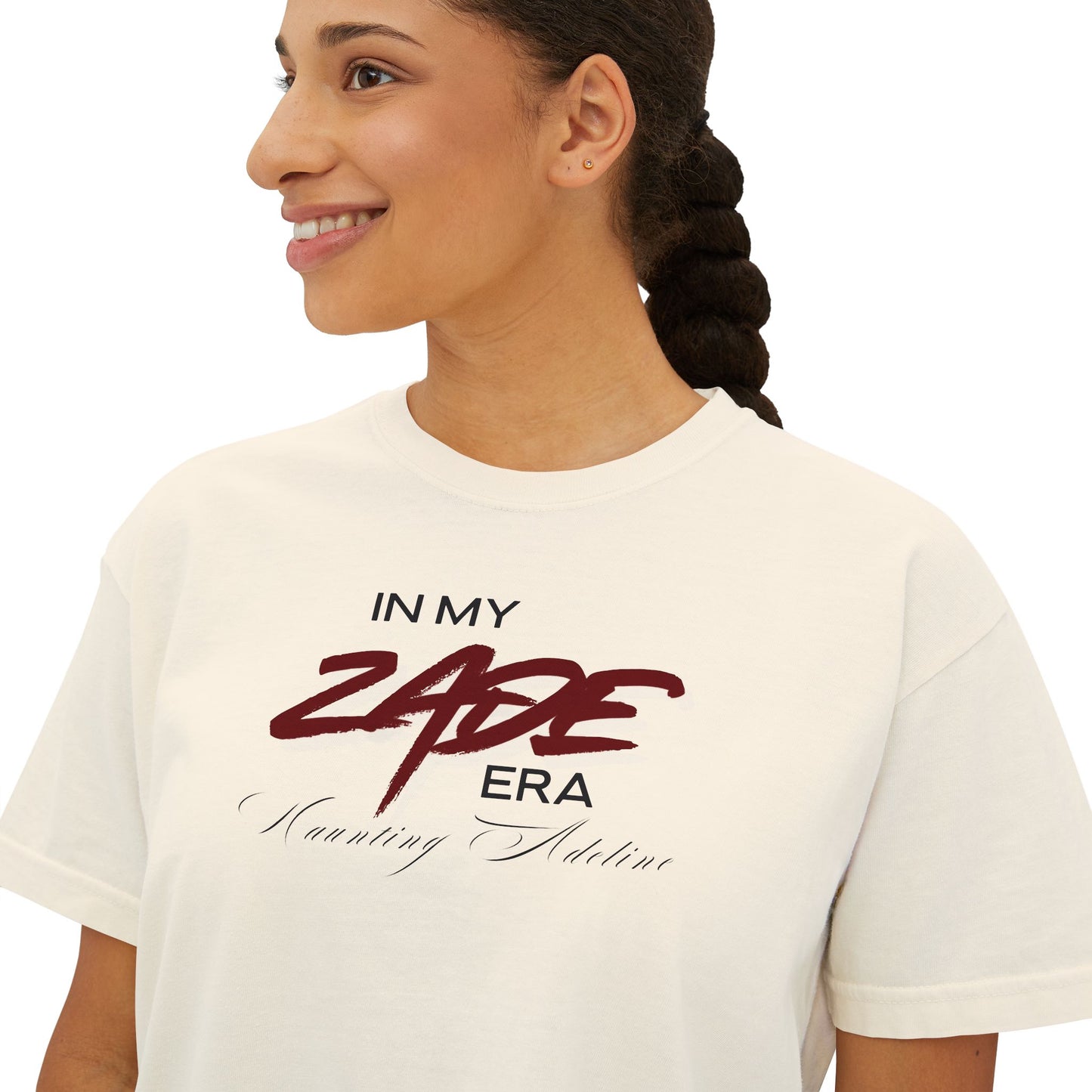 In My Zade Era Women's Boxy Tee - Trendy Graphic Tee, Casual Wear, Gift for Her, Summer Fashion, Everyday Comfort