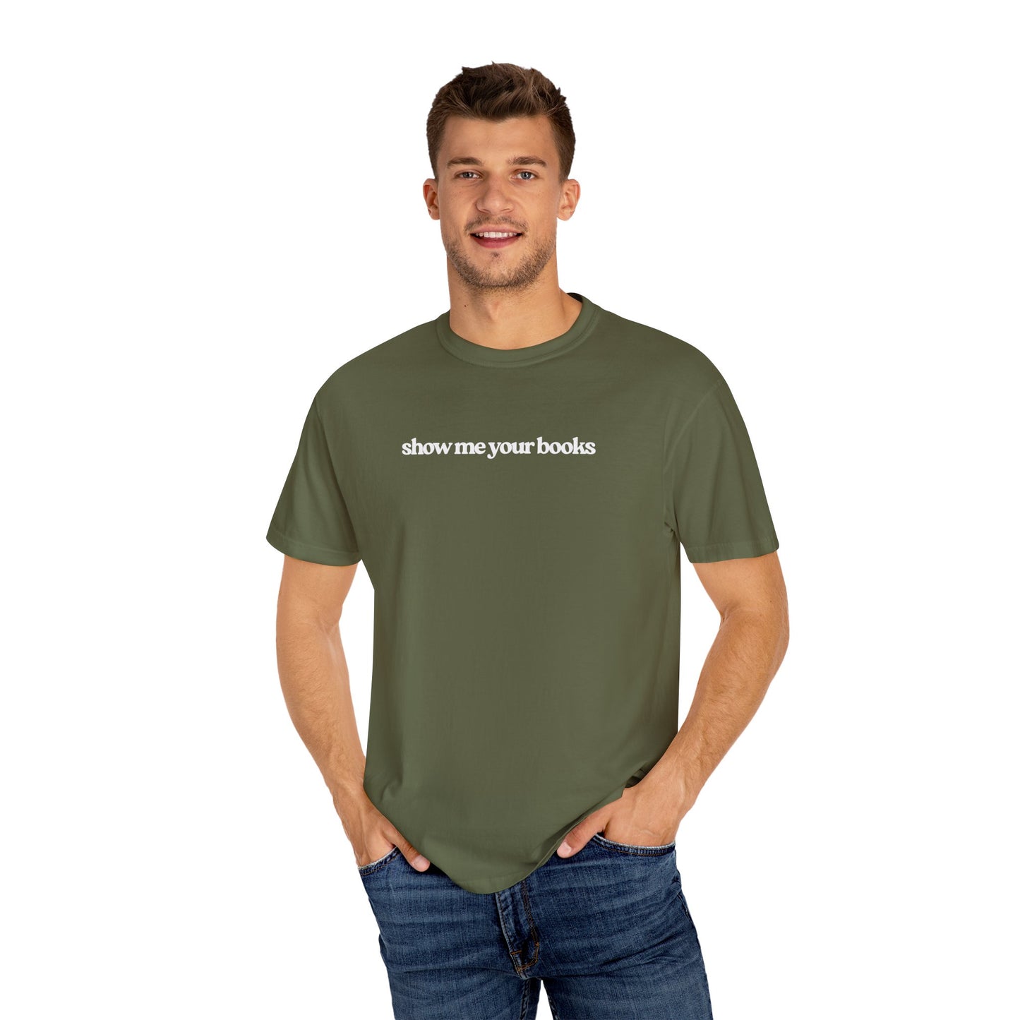 Show Me Your Books T-Shirt, Unisex Reading Tee, Book Lover Gift, Literary Apparel, Casual Shirt for Bookworms