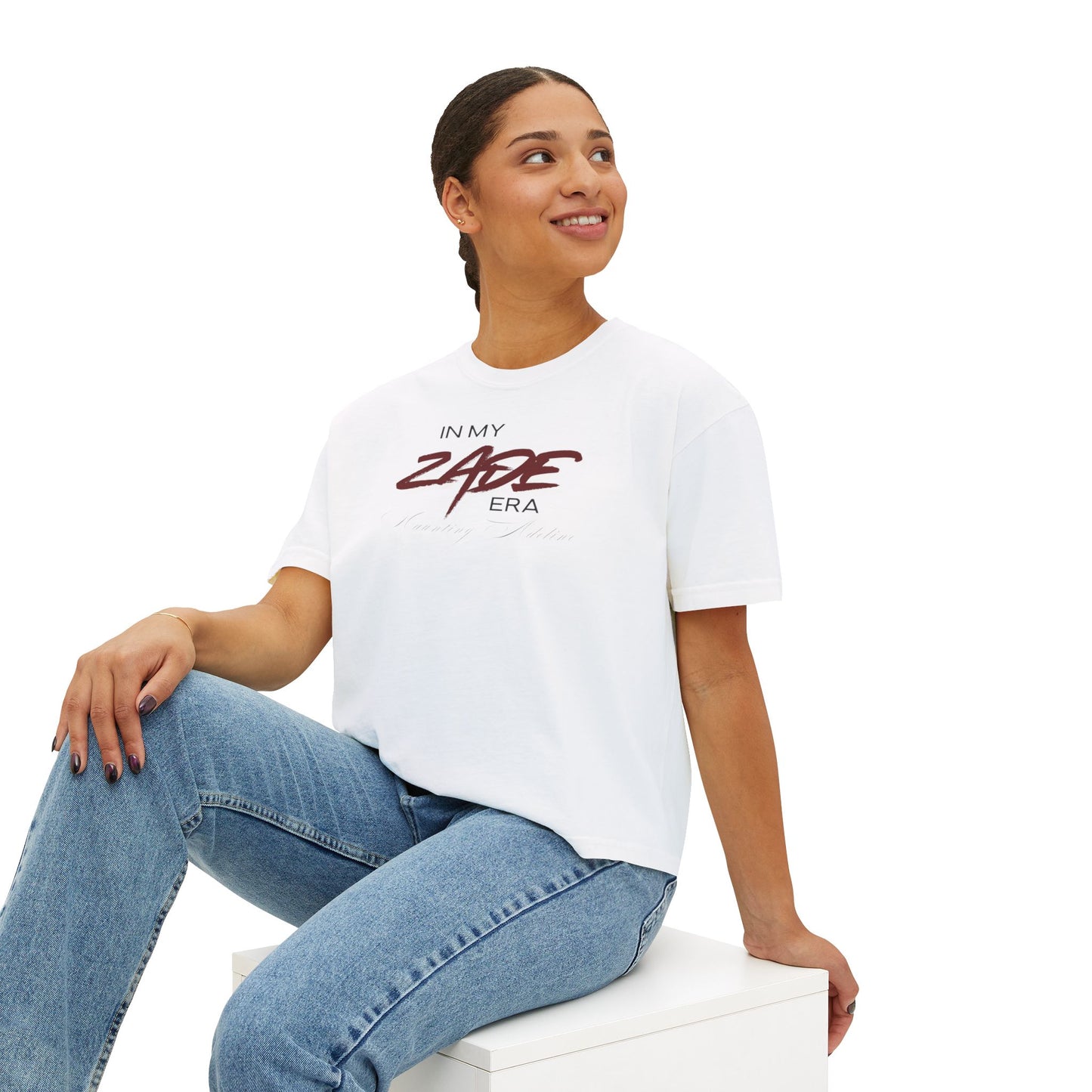 In My Zade Era Women's Boxy Tee - Trendy Graphic Tee, Casual Wear, Gift for Her, Summer Fashion, Everyday Comfort