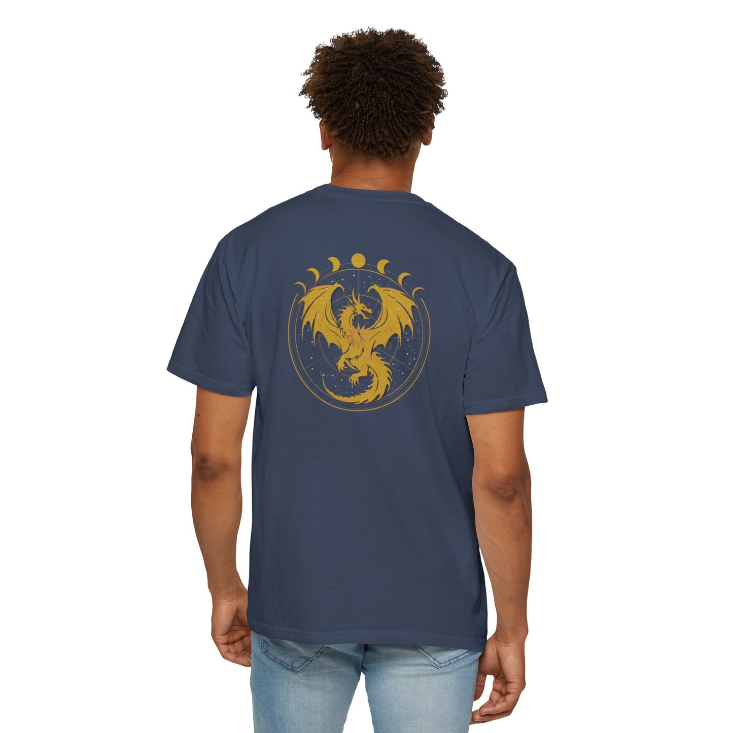 Dragon Book Lovers T-shirt - Unisex Garment-Dyed