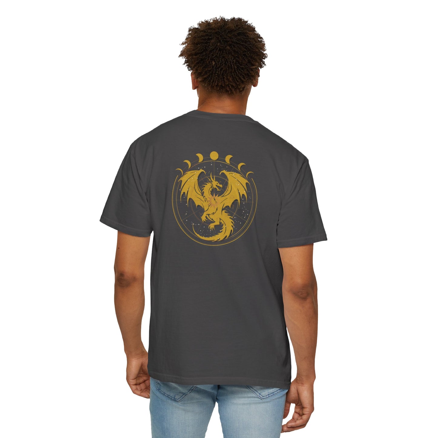 Dragon Book Lovers T-shirt - Unisex Garment-Dyed