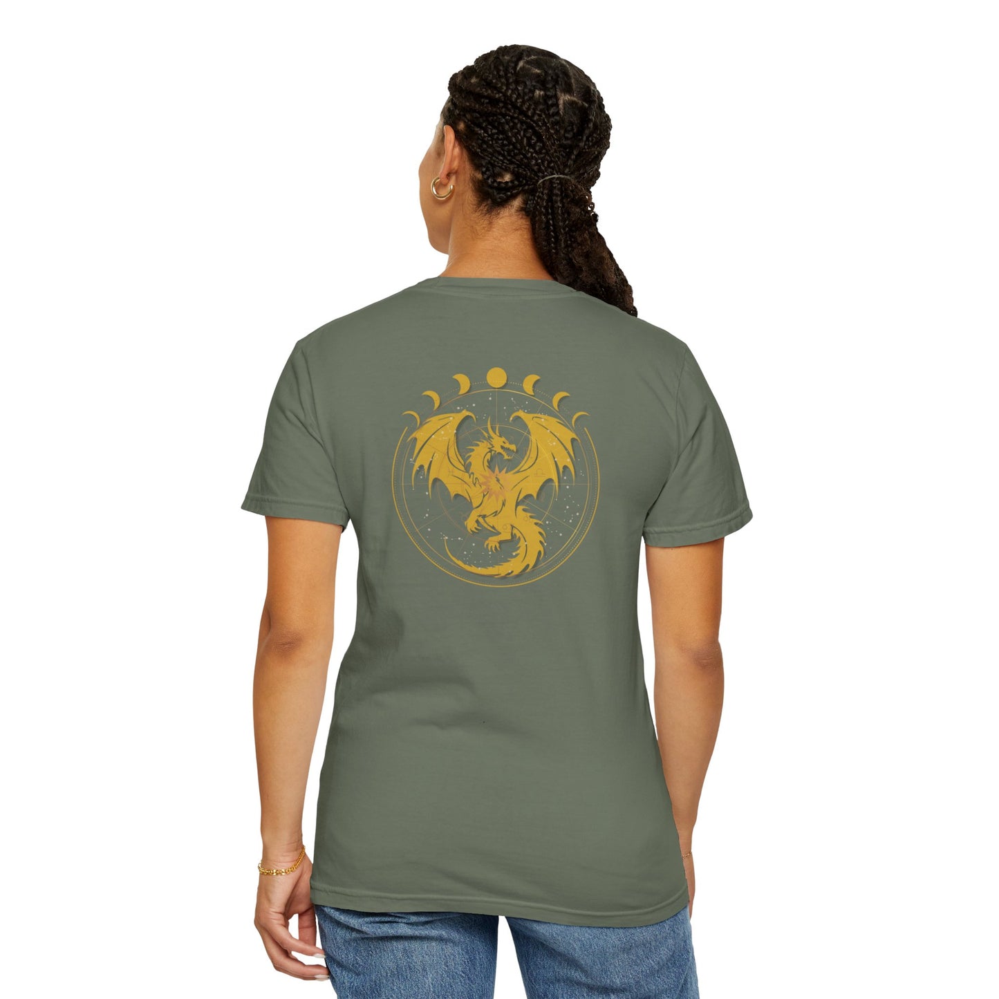 Dragon Book Lovers T-shirt - Unisex Garment-Dyed