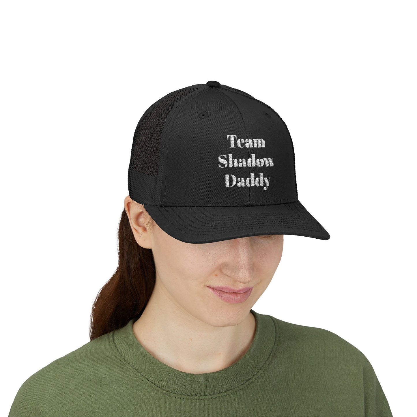 Team Shadow Daddy Sparkly Trucker Hat
