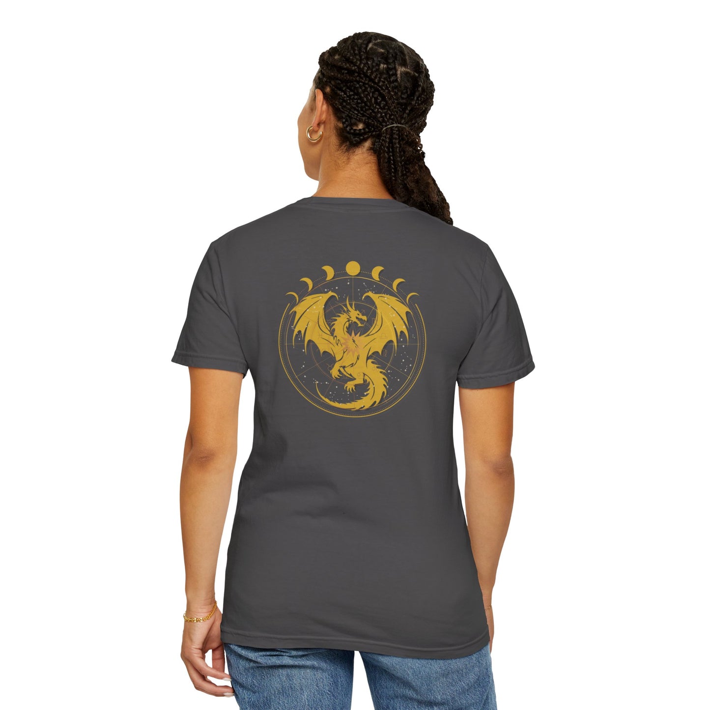 Dragon Book Lovers T-shirt - Unisex Garment-Dyed