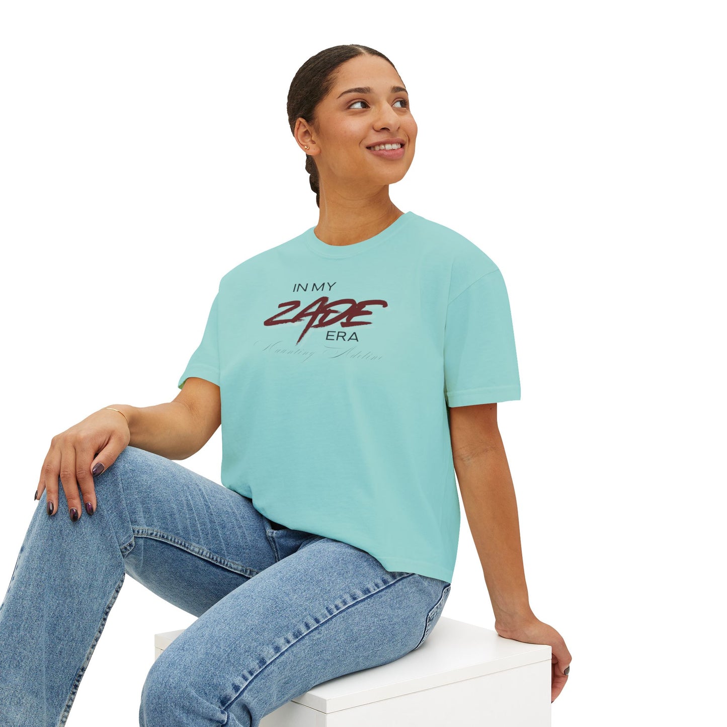 In My Zade Era Women's Boxy Tee - Trendy Graphic Tee, Casual Wear, Gift for Her, Summer Fashion, Everyday Comfort
