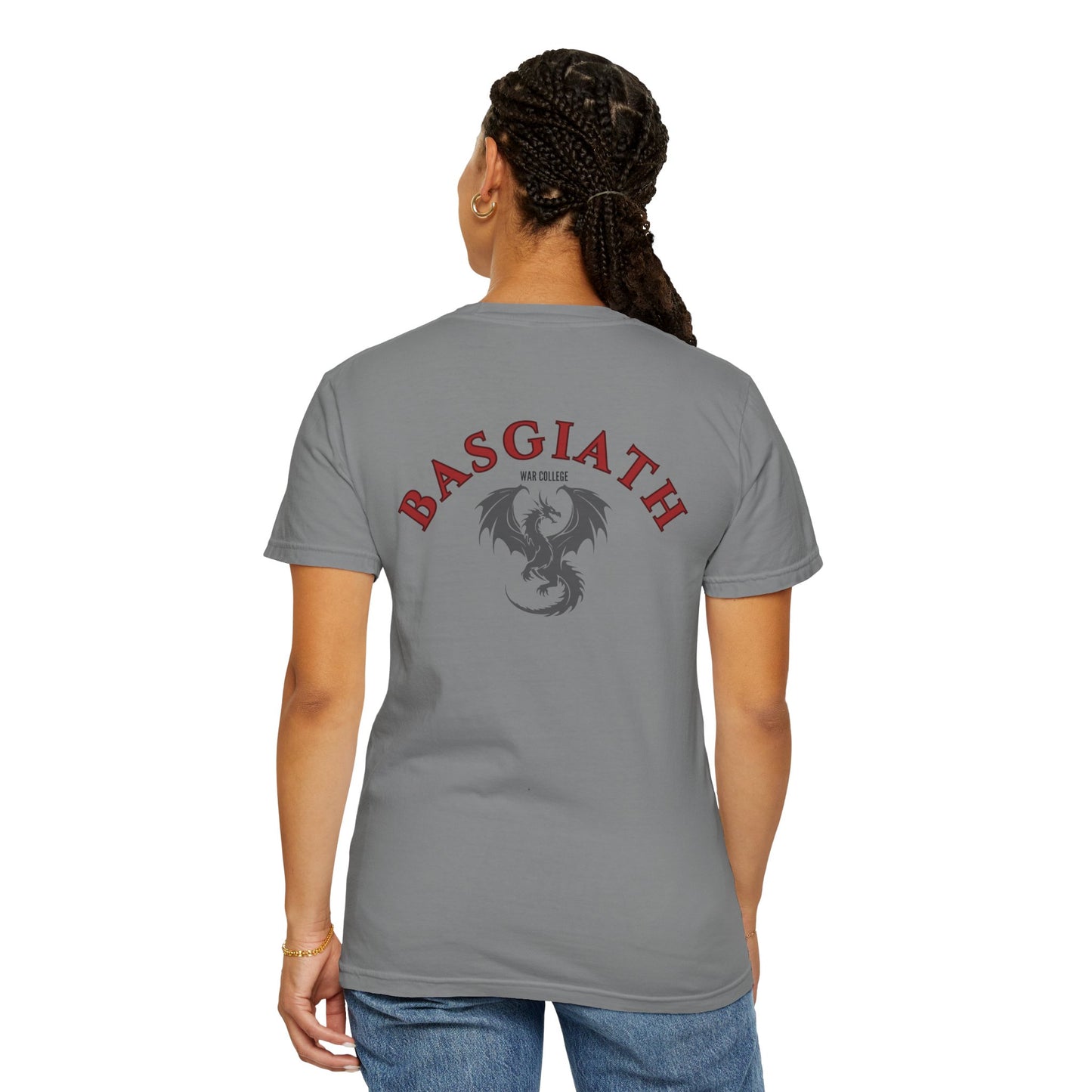 Bookish Dragon Rider T-shirt - Unisex Garment-Dyed