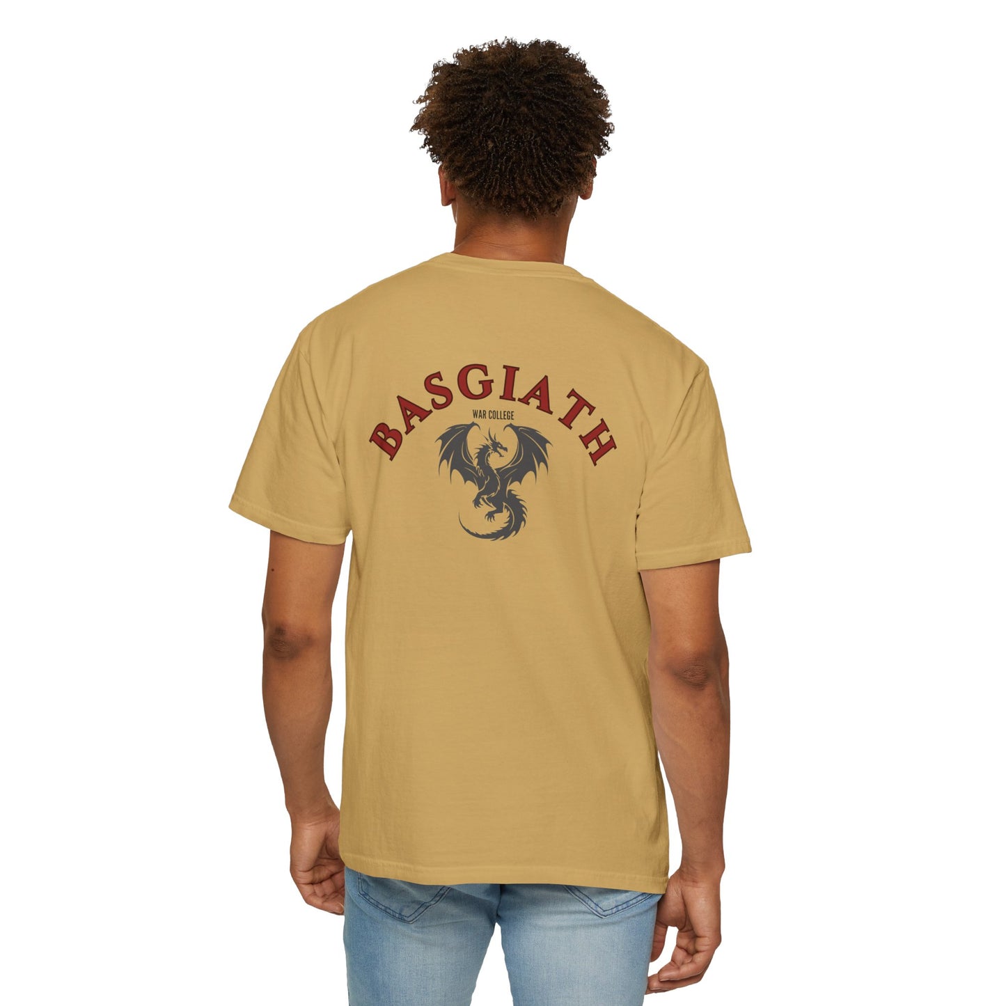 Bookish Dragon Rider T-shirt - Unisex Garment-Dyed