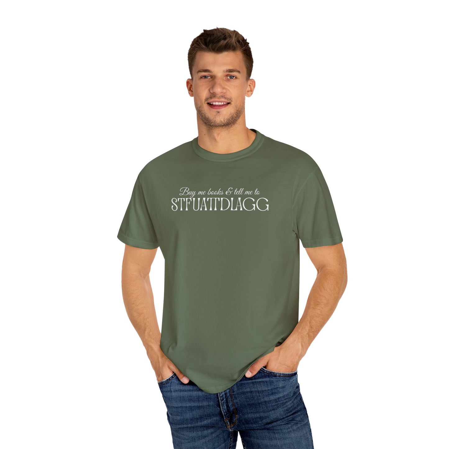 STFUATTDLAGG Playful Unisex Garment-Dyed T-Shirt | Casual Style for Everyday Wear | Gift for Friends, Birthdays, Holidays, Family Gatherings