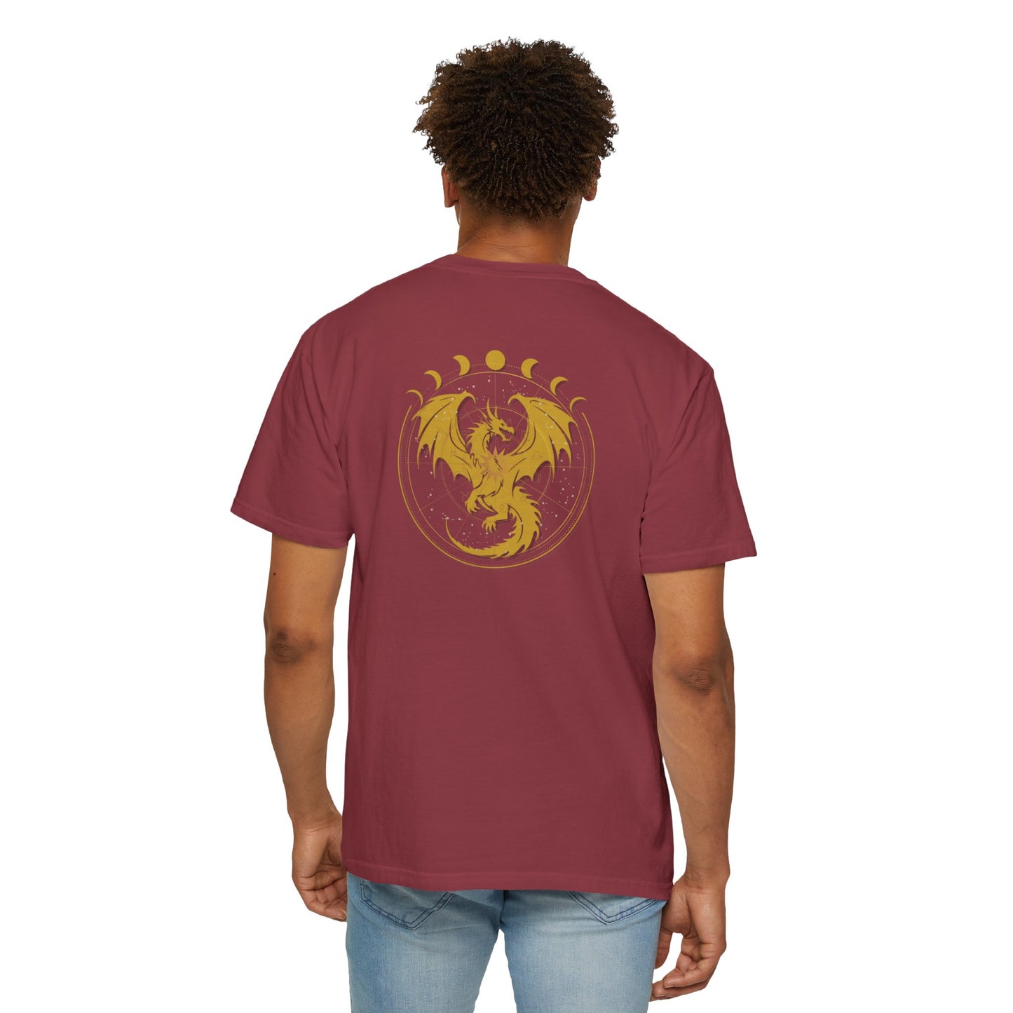 Dragon Book Lovers T-shirt - Unisex Garment-Dyed