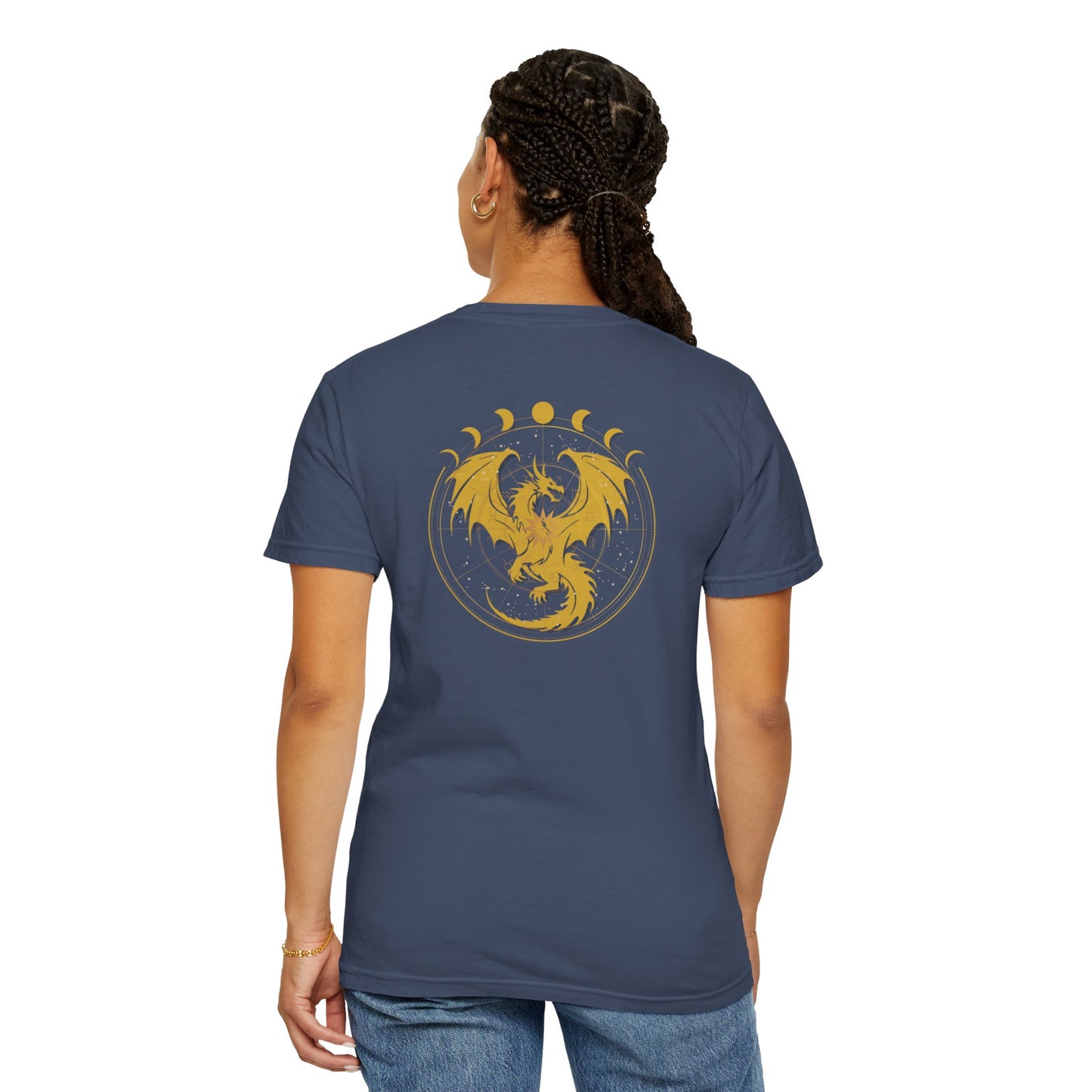 Dragon Book Lovers T-shirt - Unisex Garment-Dyed