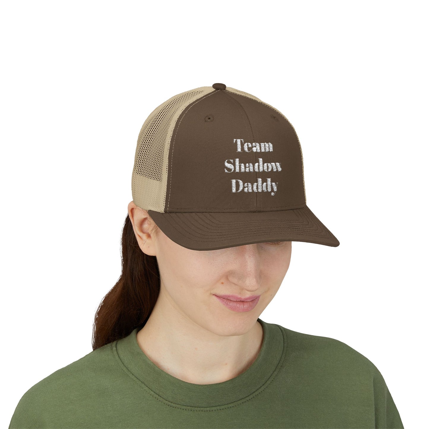 Team Shadow Daddy Sparkly Trucker Hat
