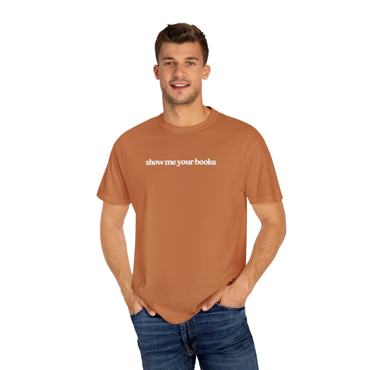 Show Me Your Books T-Shirt, Unisex Reading Tee, Book Lover Gift, Literary Apparel, Casual Shirt for Bookworms