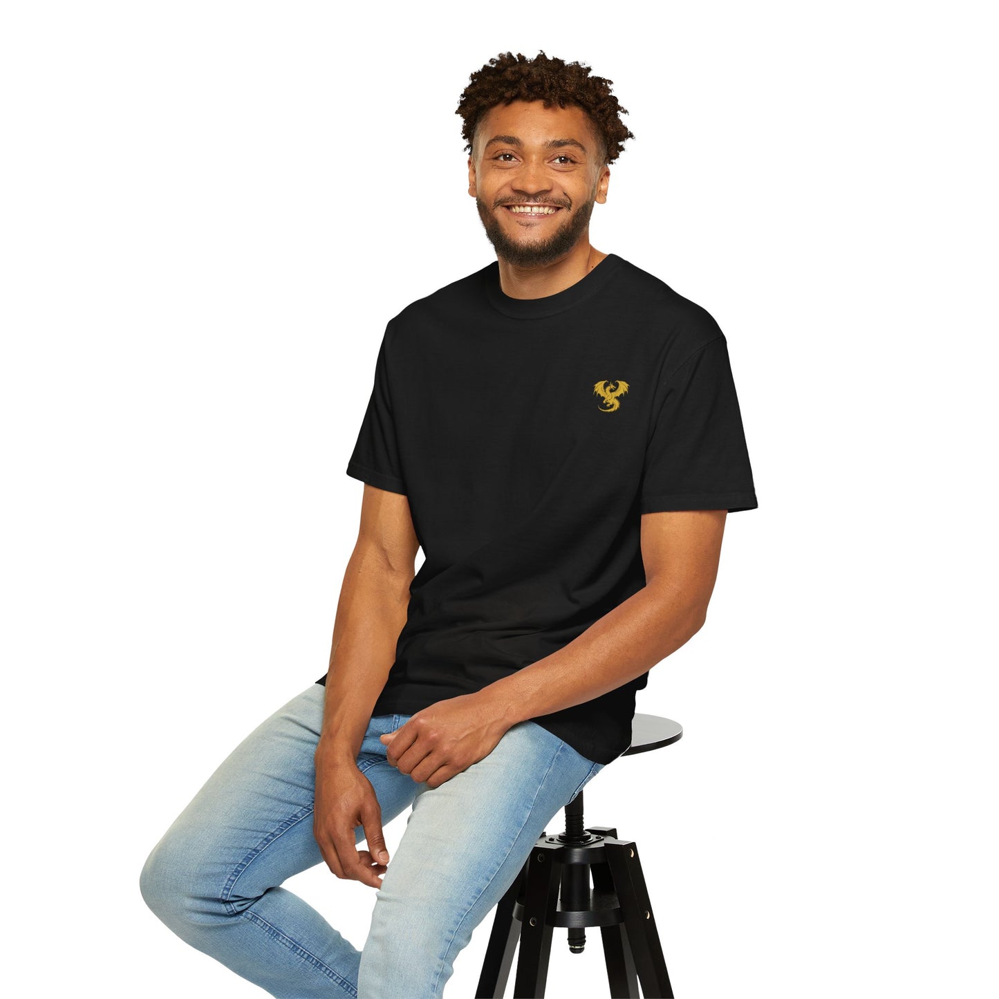 Dragon Book Lovers T-shirt - Unisex Garment-Dyed