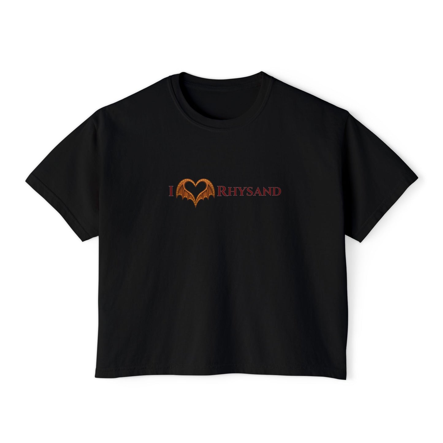 BookTok Rhysand Boxy Tee | Women's Boxy Tee | Casual Graphic T-Shirt, Everyday Wear, Gift for Her, Minimalist Style, Comfy Tee