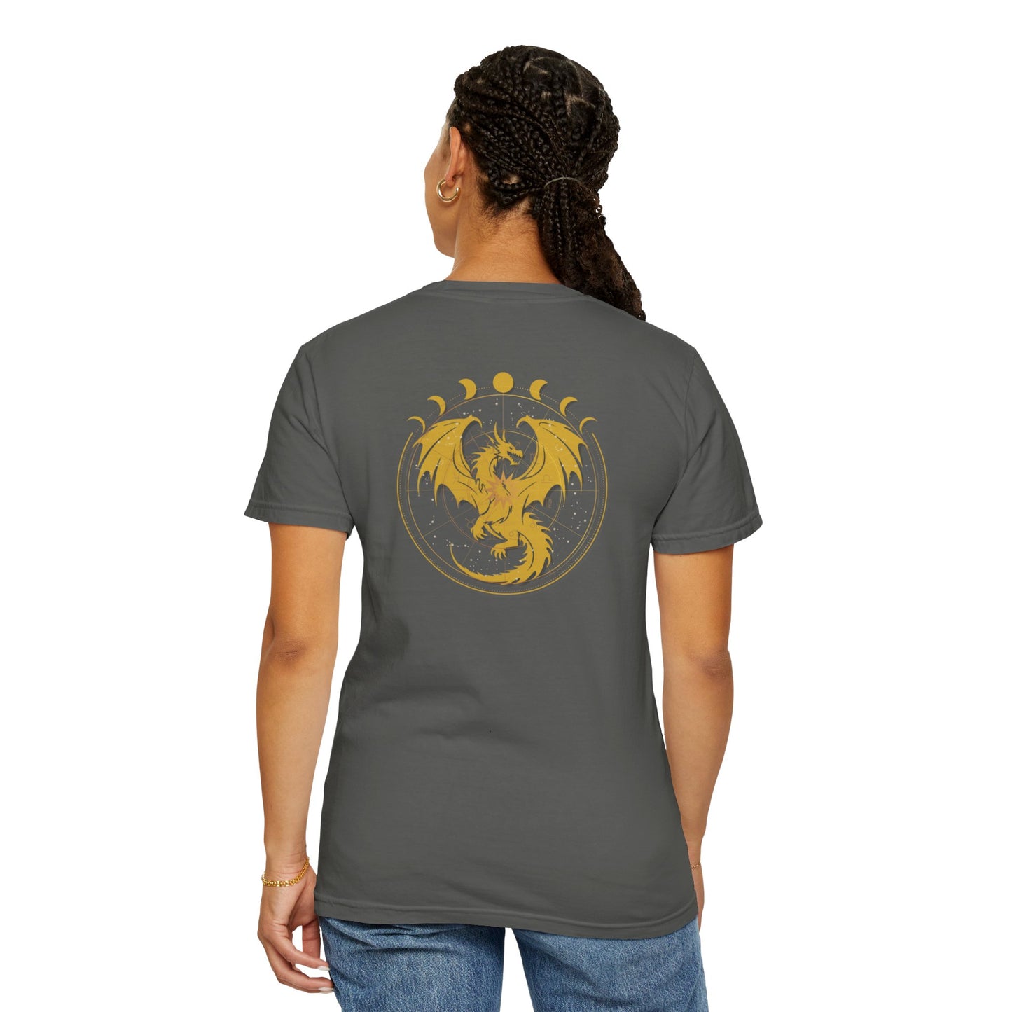 Dragon Book Lovers T-shirt - Unisex Garment-Dyed