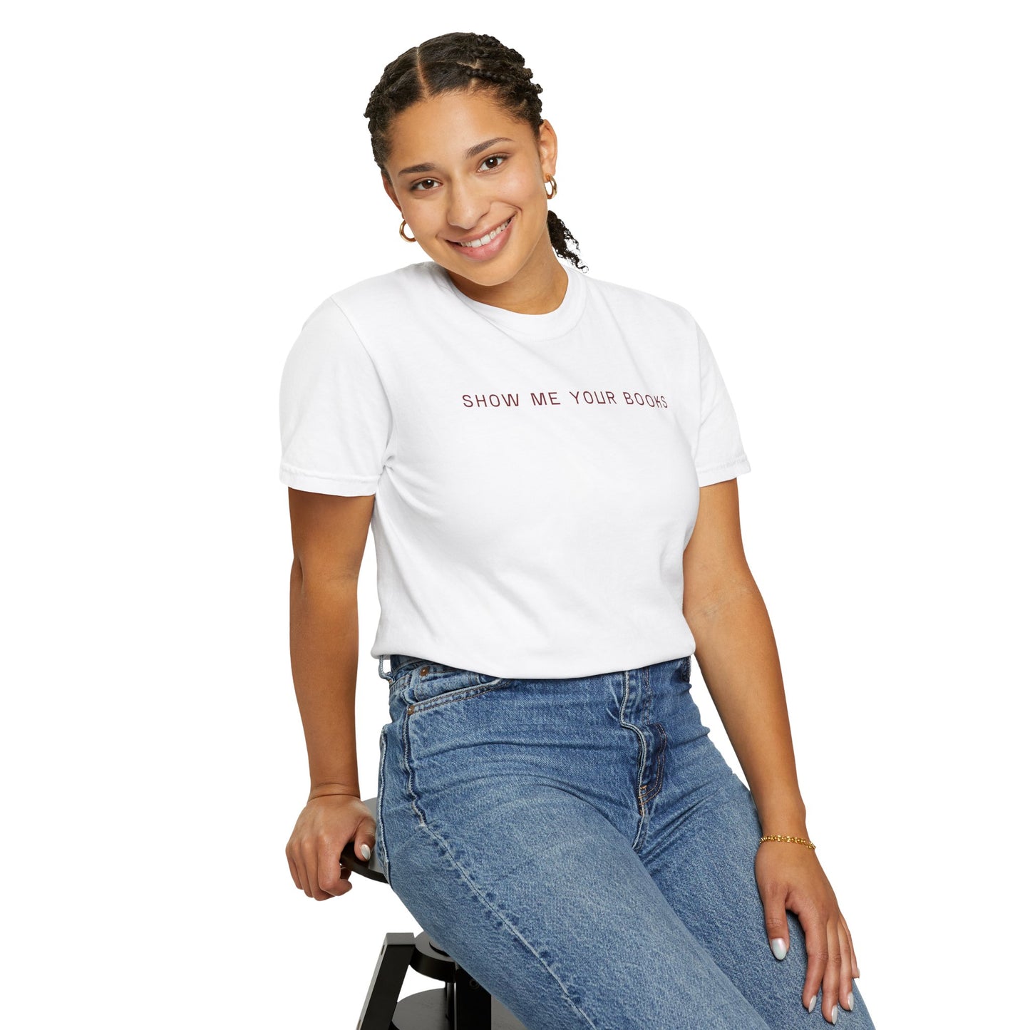 Show Me Your Books T-Shirt, Book Lover's Tee, Gift for Readers, Reading Enthusiast Shirt, Funny Book T-shirt, Unisex Literary Apparel