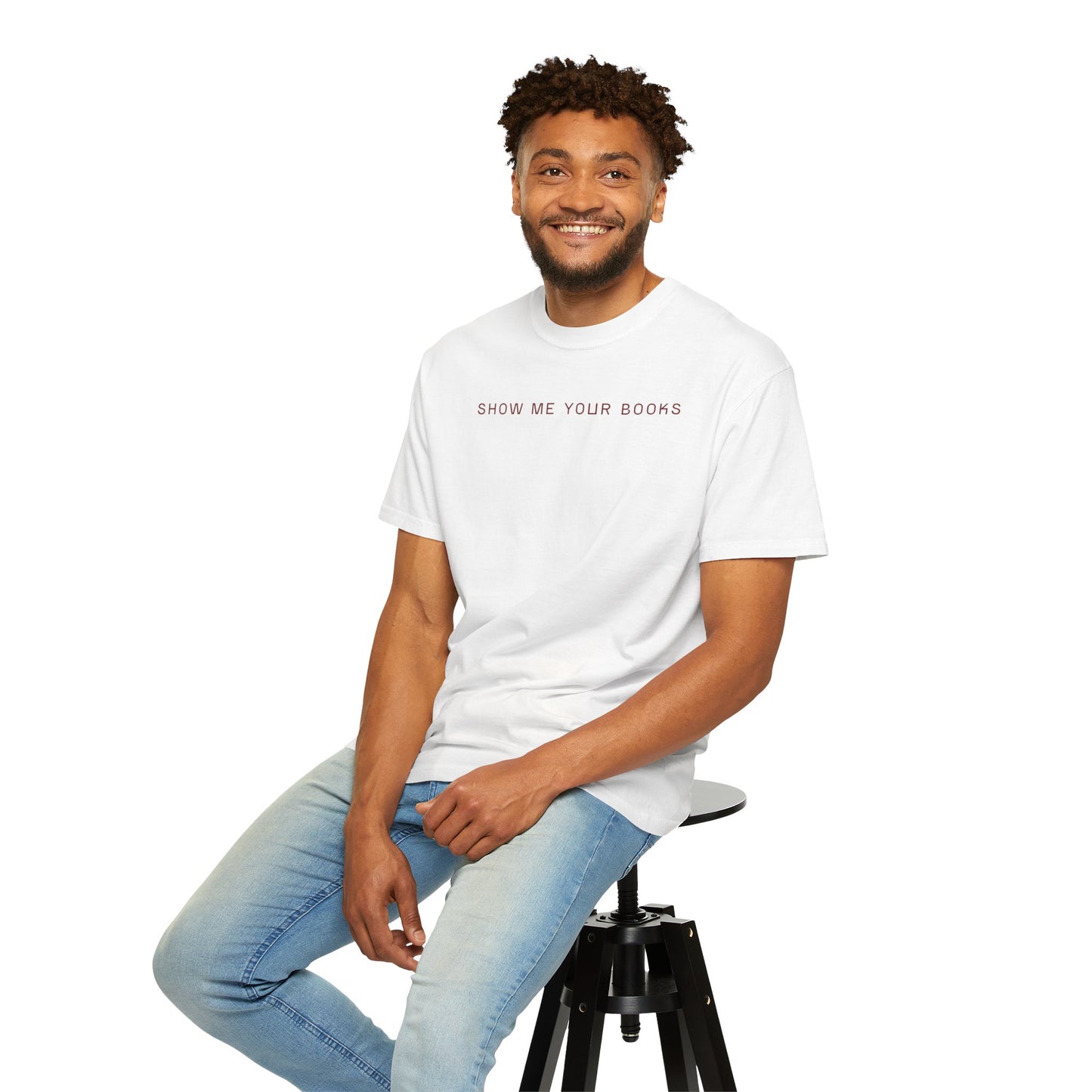 Show Me Your Books T-Shirt, Book Lover's Tee, Gift for Readers, Reading Enthusiast Shirt, Funny Book T-shirt, Unisex Literary Apparel