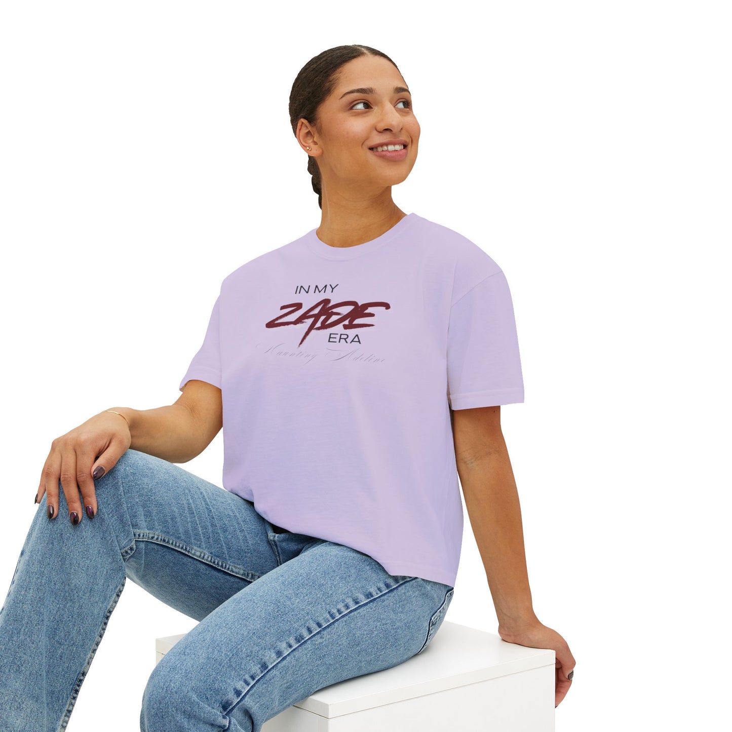 In My Zade Era Women's Boxy Tee - Trendy Graphic Tee, Casual Wear, Gift for Her, Summer Fashion, Everyday Comfort
