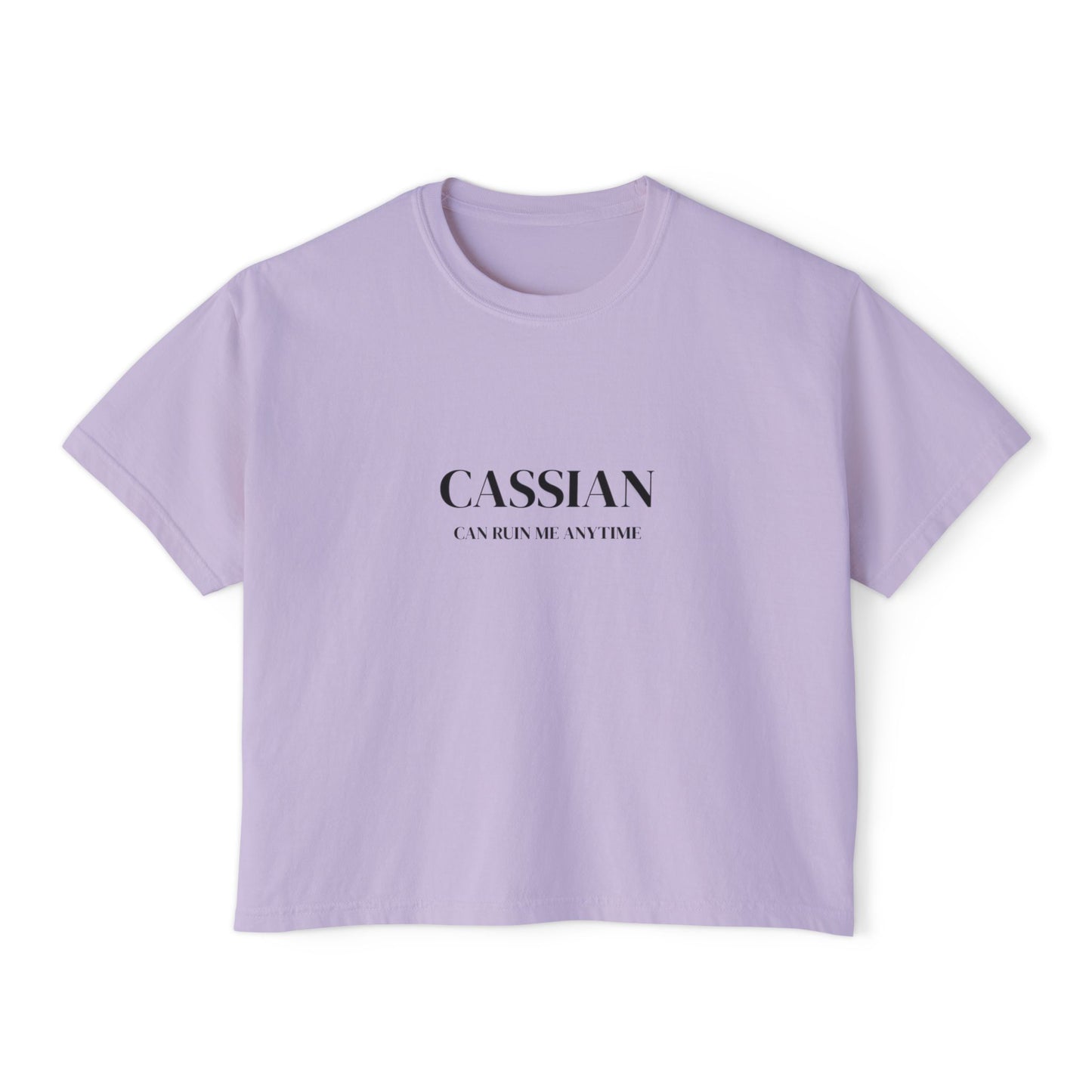 Chic Women's Boxy Tee with Inspirational Quote, Casual Summer Top, Everyday Wear, Gift for Her, Graphic Tee for Women