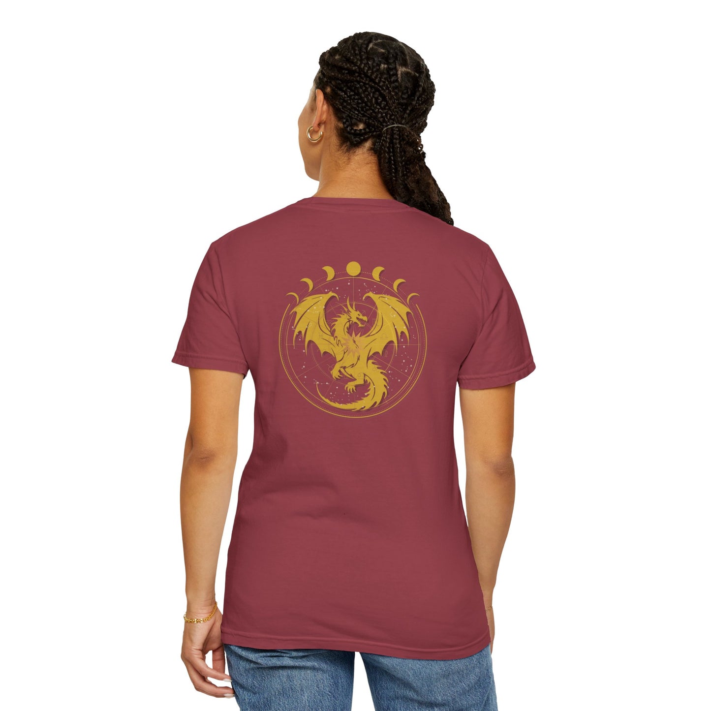 Dragon Book Lovers T-shirt - Unisex Garment-Dyed