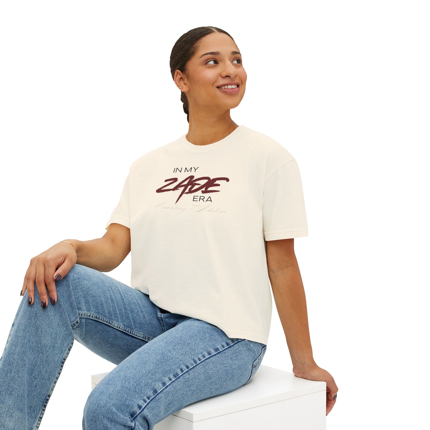 In My Zade Era Women's Boxy Tee - Trendy Graphic Tee, Casual Wear, Gift for Her, Summer Fashion, Everyday Comfort