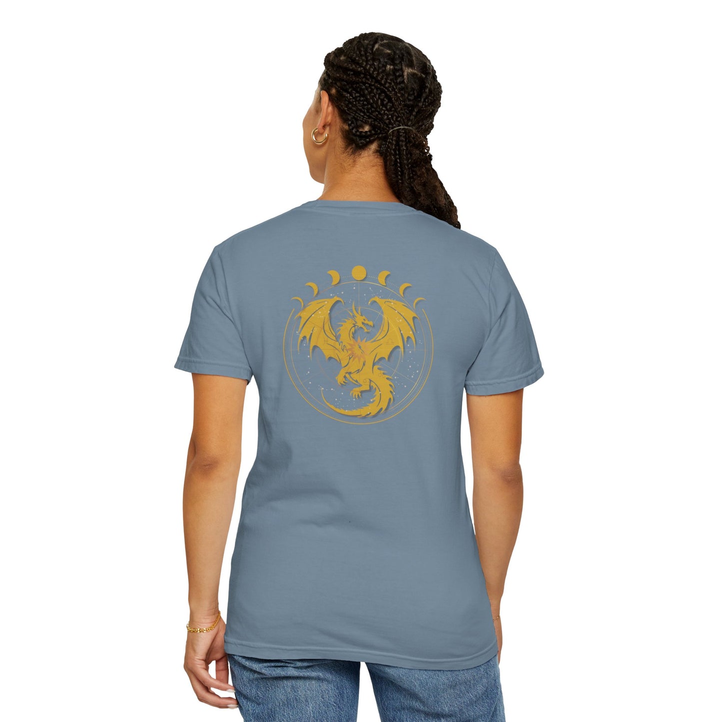Dragon Book Lovers T-shirt - Unisex Garment-Dyed