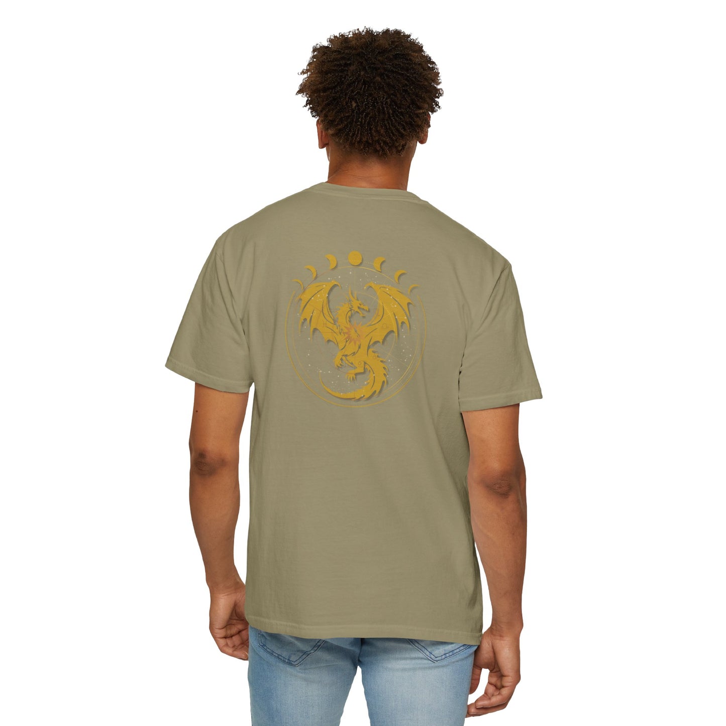 Dragon Book Lovers T-shirt - Unisex Garment-Dyed
