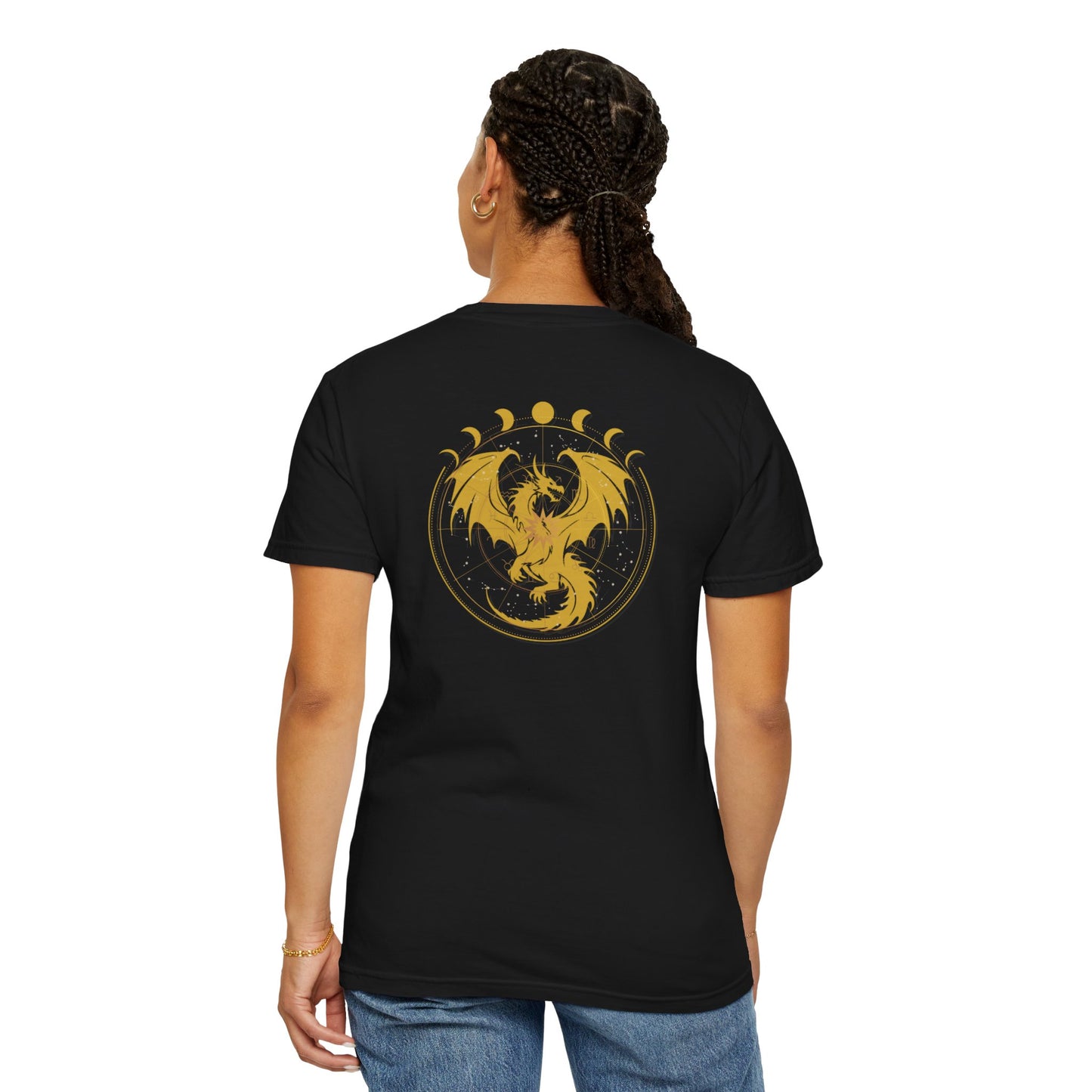 Dragon Book Lovers T-shirt - Unisex Garment-Dyed